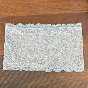 Lace Tube Top in Light Blue